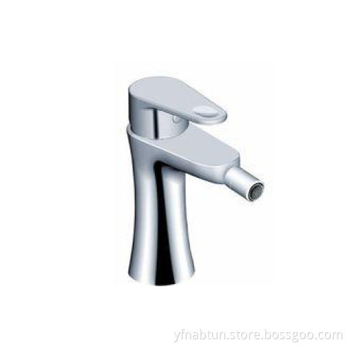 Single hole Brass Bathroom Sink Faucets Deck Mounted , Soli